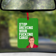 Greta Thunberg Stop Driving Air Freshener